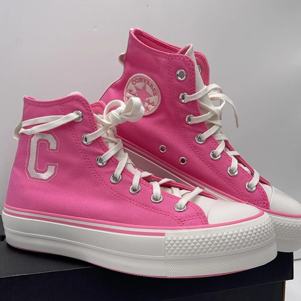Converse WMNS A07141C CTAS LIFT HI OOPS PINK/OOPS PINK Platforms Sneakers